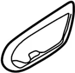 8068340U04 - : Bezel for Infiniti Image