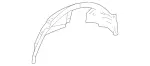 2136105102 - Substructure: Wheel Well for Mercedes-Benz Image