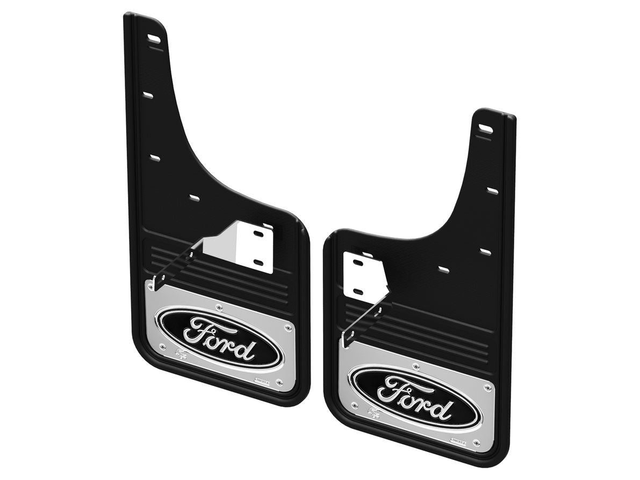 VPC3Z16A550A - Exterior: 2023-2024 Ford - Gatorback Front Pair Splash Guards for Ford: E-350 Super Duty, E-450 Super Duty, F-250 Super Duty, F-350 Super Duty, F-450 Super Duty, F-550 Super Duty Image
