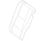 2539202302648S40 - Body: Seat Back Cover for Mercedes-Benz Image