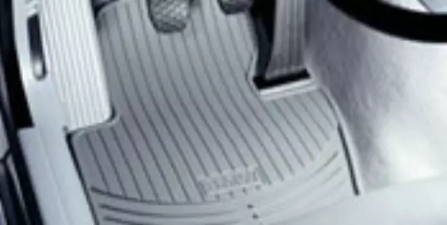 82550417972 - Interior: All Weather Rubber Floor Mats - Rear - Gray for BMW Image