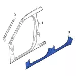 NB5Z7810129A - Body: Rocker Panel for Ford: Explorer, Police Interceptor Utility Image