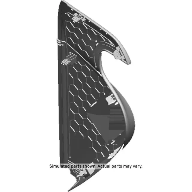 23434599 - : 2015-2016 Cadillac Escalade - Jet Black Passenger Side Instrument Panel Fuse Block Access Hole Cover for Cadillac: Escalade Image