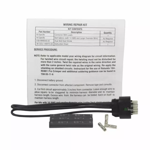 AU2Z14S411GA - : Wire Assembly for Ford Image
