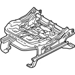 HC3Z9661705C - Body: Seat Frame for Ford: F-250 Super Duty, F-350 Super Duty, F-450 Super Duty Image