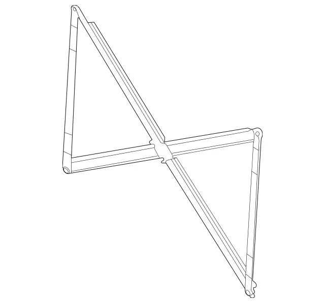 1676209200 - Cowl, Front Panel: Strut for Mercedes-Benz: GLE350, GLE450, GLE450e, GLE53 AMG, GLE580, GLE63 AMG S, GLS450, GLS580, GLS63 AMG, Maybach GLS600 Image image