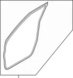 808301LA0D - Body: Door Weather-Strip for Infiniti Image