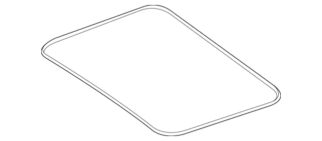 205780009864 - Sliding Roof: Seal, Sliding Sunroof for Mercedes-Benz: AMG GT 43, AMG GT 53, AMG GT 63, AMG GT 63 S, AMG GT 63 S E Performance, C350e, C400, C450 AMG, C63 AMG, CLS450, CLS53 AMG, E300, E350, E43 AMG, E53 AMG, E63 AMG S, G500, G550, G580, G63 4x4 Squared AMG, G63 AMG, GLC63 AMG S Image