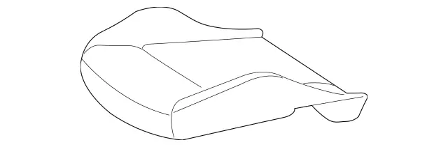 2139105107 - Driver Seat: Outer Cover, Seat Cushion for Mercedes-Benz: E300, E350, E43 AMG, E53 AMG, E63 AMG S Image image