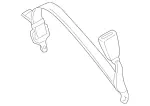 2038607385 - Rear Seat Bench: Seat Belt for Mercedes-Benz: C230, C240, C280, C32 AMG, C320, C350, C55 AMG Image