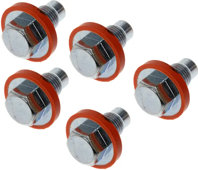 90058 - Engine: Oil Drain Plug Pilot Point Molded Gasket 1/2-20, Head Size 5/8 In. for Dorman Image