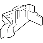 8R3Z6345422DA - Body: Side Trim Panel for Ford: Mustang Image