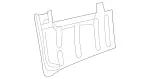 2116800220 - Exhaust System: Shielding for Mercedes-Benz Image