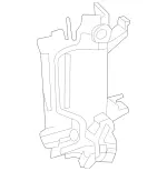2125001731 - : Holder for Mercedes-Benz: CLS63 AMG, CLS63 AMG S, E63 AMG, E63 AMG S Image
