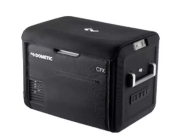 19432537 - Merchandise: Cooler Protective Cover By Dometic for Buick: Enclave, Encore, Encore GX, Envision, Envista, Regal Sportback, Regal TourX | Cadillac: CT4, CT5, CT6, Escalade, Escalade ESV, LYRIQ, XT4, XT5, XT6 | Chevrolet: Blazer, Bolt EUV, Bolt EV, Camaro, Colorado, Equinox, Express 2500, Express 3500, Express 4500, Impala, Malibu, Silverado 1500, Silverado 1500 LTD, Silverado 2500 HD, Silverado 3500 HD, Silverado EV, Sonic, Spark, Suburban, Tahoe, Trailblazer, Traverse, Trax | GMC: Acadia, Canyon, Savana 2500, Savana 3500, Savana 4500, Sierra 1500, Sierra 1500 Limited, Sierra 2500 HD, Sierra 3500 HD, Terrain, Yukon, Yukon XL Image