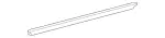 2037351665 - Rear Doors: Sealing Rail for Mercedes-Benz Image