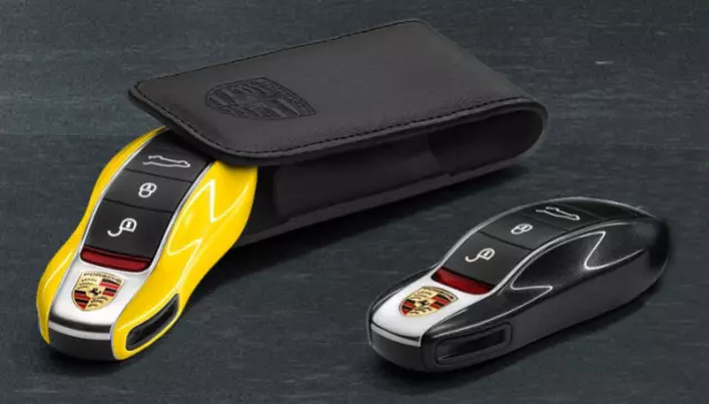 9710448011S1 - Interior: Painted Vehicle Key Cap - Racing Yellow for Porsche: 911, Taycan Image