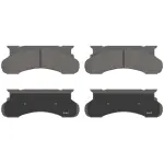 MX450 - : ThermoQuiet Front Disc Brake Pad Set Semi-Metallic for WAGNER BRAKE Image