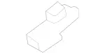 2469910098 - Covering and Lining: Trim Strip Clip for Mercedes-Benz Image