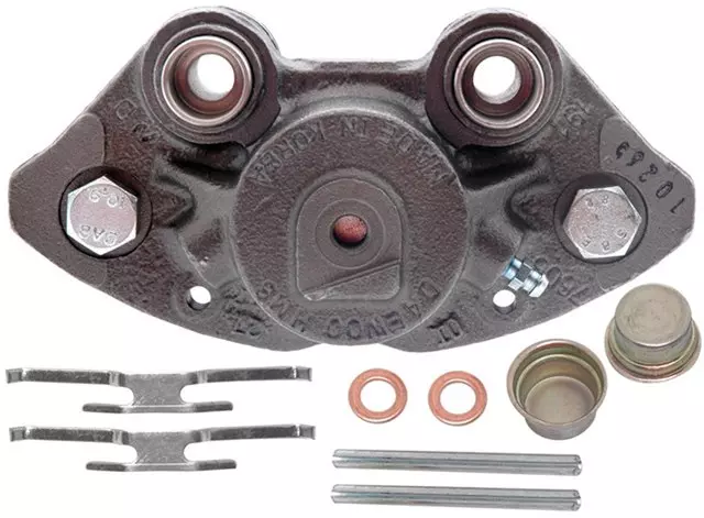 19141272 - : Front Driver Side Disc Brake Caliper Assembly (Friction Ready Non-Coated), Remanufactured for GM Image