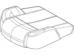 AA5Z5462900BB - Body: Cushion Cover for Lincoln: MKS Image