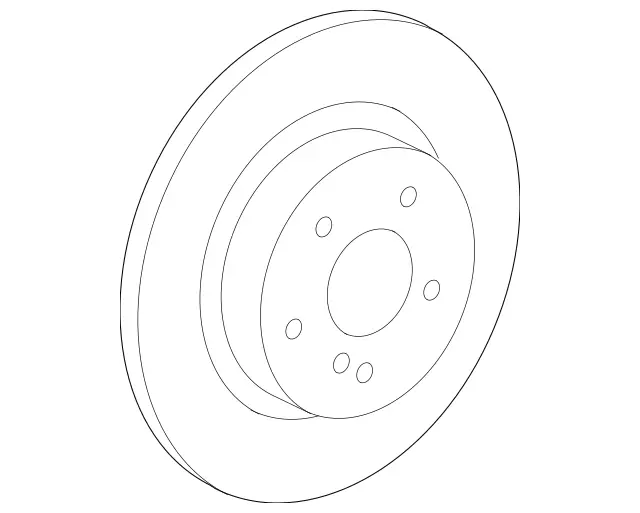 1664230600 - Brake System: Brake Disc, Vented for Mercedes-Benz: GLE300d, GLE350, GLE400, GLE43 AMG, GLE450 AMG, GLE550e, GLE63 AMG S, ML250, ML350, ML400, ML550 Image image