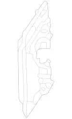 2138218200 - Attachment Parts: Mounting Frame for Mercedes-Benz: E300, E350, E400, E43 AMG, E450, E53 AMG Image