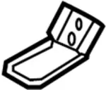 88342CM10A - Body: Striker for Infiniti Image