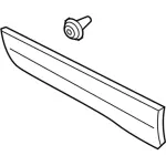 JJ5Z7825557AA - : Side Molding for Ford: Escape Image