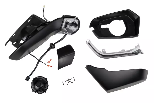 23240306 - : Passenger Side Mirror Kit with Actuator, Cover, and Bolts for GM Image