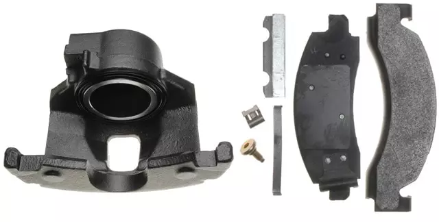 18035840 - : Passenger Side Disc Brake Caliper Assembly with Semi-Metallic Pads (Loaded Non-Coated), Remanufactured for GM Image
