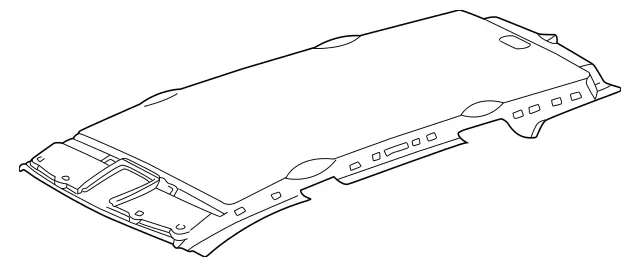 1636905067 - Covering and Lining: Trim for Mercedes-Benz: ML320, ML430 Image image