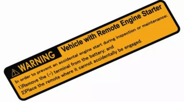 PT39800070EL - Serviceable Components: Security System, Caution Label for Lexus: CT200h, GX460, IS250, IS350, LX570, RX350, RX450h Image