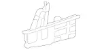 1726202134 - Cowl, Front Panel: Longitudinal Member for Mercedes-Benz Image