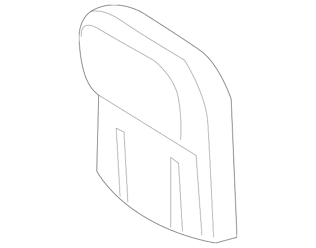20997015508J38 - Body: Headrest for Mercedes-Benz Image