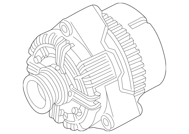 11154320280 - : Remanufactured Alternator for Mercedes-Benz Image