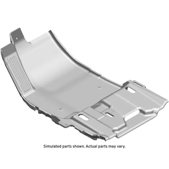 Black Front Driver Side Floor Panel Carpet - GM (84753863)