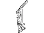 BG1Z5402542A - Body: Hinge Pillar Reinforced for Ford: Police Interceptor Sedan, Special Service Police Sedan, Taurus Image