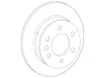 910423000007 - : Rotor for Mercedes-Benz: Sprinter 2500, Sprinter 3500 Image