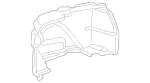 21569058259C24 - Body: Trunk Side Trim for Mercedes-Benz Image