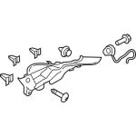 FT4Z5831012AD - : Upper Trim Panel for Ford Image