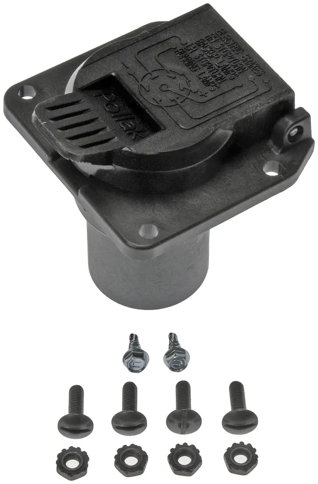 924308 - Electrical, Lighting and Body: Trailer Hitch Electrical Connector Plug for Dorman Image