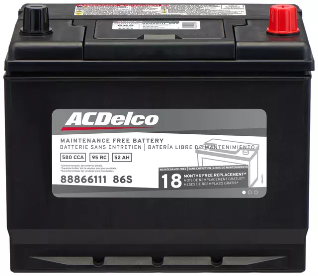 86S - Electrical, Charging and Starting: Battery for Cadillac: XLR | Chevrolet: Aveo, Aveo5 | Chrysler: 200, Sebring | Dodge: Avenger, Caliber, Journey, Stratus | Honda: Passport | Isuzu: Rodeo | Jeep: Compass, Liberty, Patriot | Kia: Sportage | Mitsubishi: Diamante, Eclipse, Galant | Saturn: Vue Image
