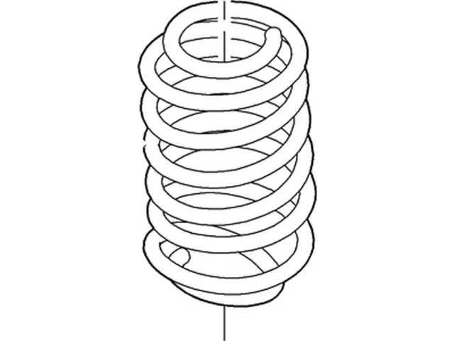 BE8Z5560A - Suspension: Coil Spring for Ford: Fiesta Image