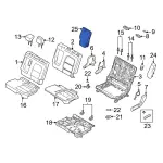 LJ6Z7867112BC - Body: Armrest for Ford: Escape Image
