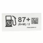 FU5Z9A095B - Body: Fuel Information Label for Ford: F-150, Mustang, Ranger Image