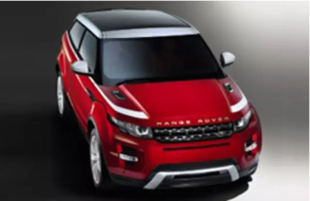 VPLVB0094NER - Exterior: Vehicle Decals, Stripes, Right Side, White for Land Rover: Range Rover Evoque Image
