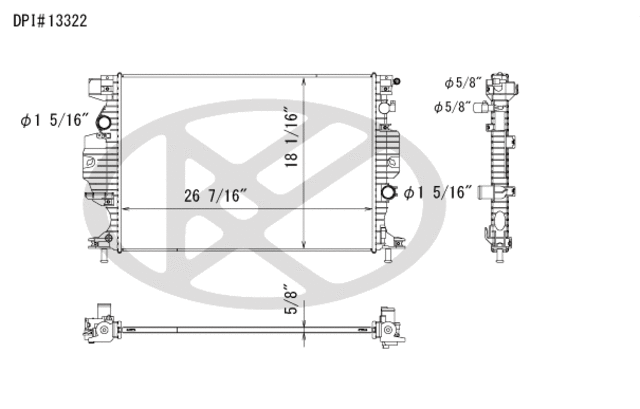 A13322 - : Koyorad Radiator for Koyo Image