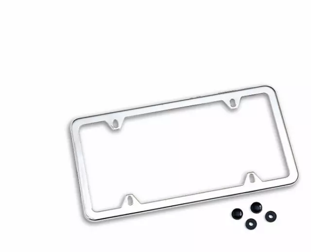 ZVW355006 - Exterior: Slim Line License Plate Frame, High Polish for Volkswagen Image