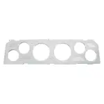 7043 - : DASH PANEL, CHEVY TRUCK 64-66, 2 X 3-1/8", 4 X 2-1/16", BILLET for AutoMeter Image